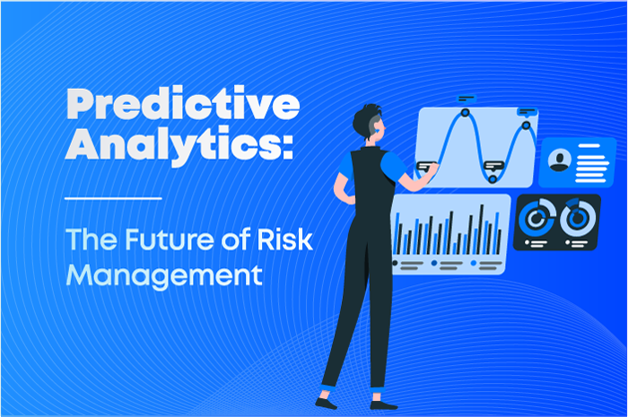 A banner image showcasing predictive analytics for the future of risk management